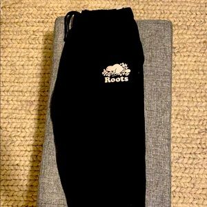 Men’s Roots Park Slim Sweatpants Black